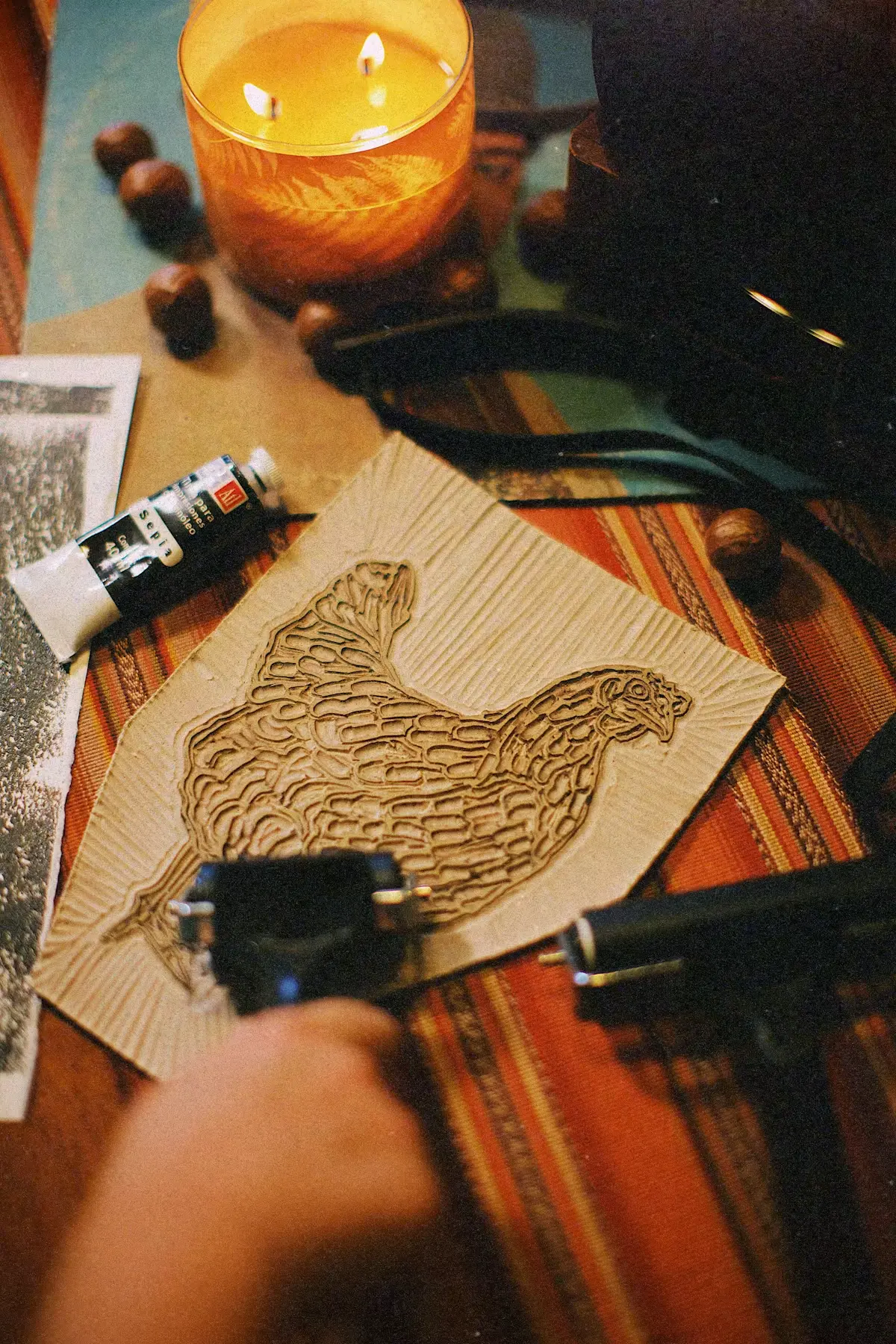 Artisan block printing